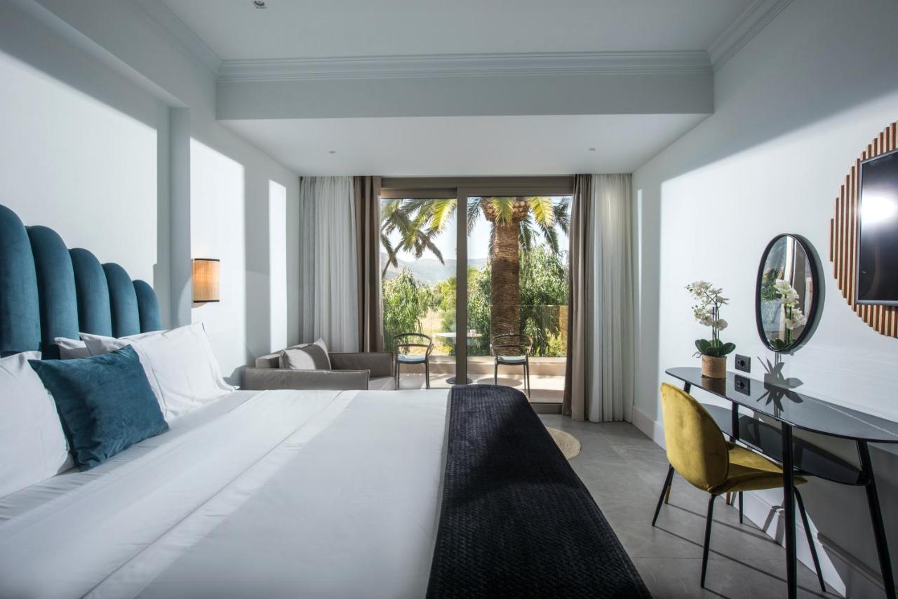 Drossia Palms Hotel And Nisos Beach Suites Malia Extérieur photo