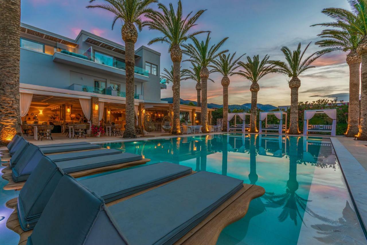 Drossia Palms Hotel And Nisos Beach Suites Malia Extérieur photo